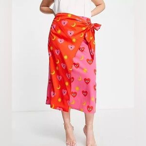 Never Fully Dressed | Never Fully Dressed Lucy Clash Wrap Skirt UK 24/US 20